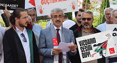 İsrail’in yaptığı vahşete Samsun'da tepki gösterilecek!