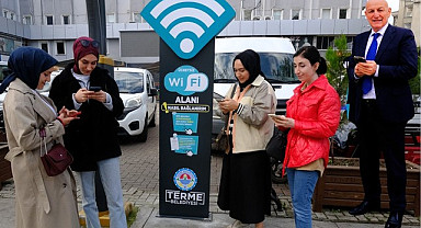 Samsun Terme’de Ücretsiz Wi-Fi Hizmeti Başladı
