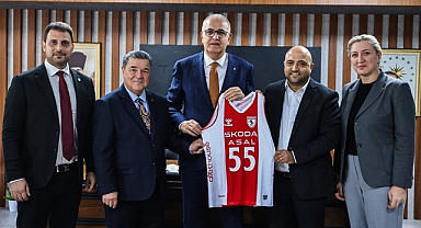 Samsunspor'dan TVF Başkanı Üstündağ'a ziyaret