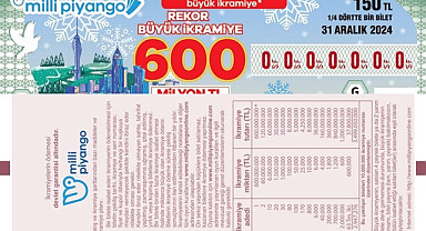 Milli Piyango yılbaşı çekilişi canlı yayın ikramiye