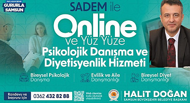 Samsun'da online psikolog ve diyetisyen hizmeti
