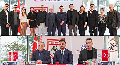 Samsunspor ile Alin Biyoteknoloji firması arasında sponsorluk anlaşması