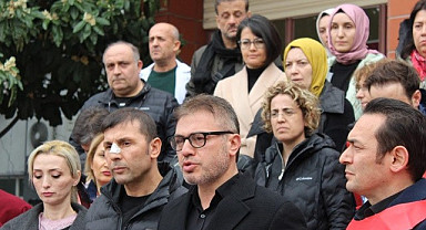 Samsun'da Eğitimciler Öğretmene Darbı Kınadı