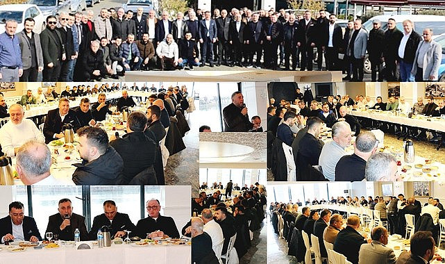 İnşaat sektörünün önde gelen iş insanları kahvaltıda buluştu