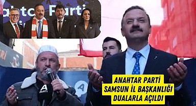 Samsun'da Ahmet Karkucak Başkanlığında Anahtar Parti binası açıldı