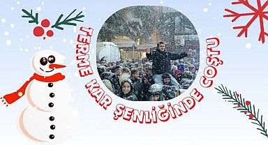 Samsun'da Termeliler Kar Şenliği'nde Coştu