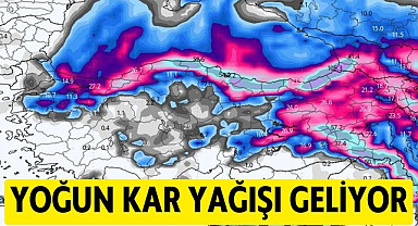 Samsun saatlik hava durumu değişiyor! Samsun'a 5 gün yoğun kar!
