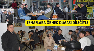 Havza'da Emekli Esnaf Aşur Duran İftar Verdi