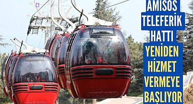 Samsun'da Amisos Teleferik Hattı yeniden hizmet vermeye başlıyor