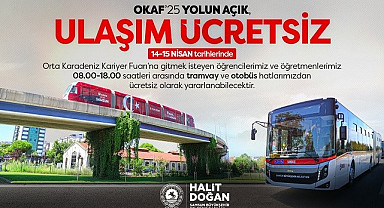 Samsun'da öğrenci ve öğretmenlere o tarihlerde tramvay ve otobüs ücretsiz! 