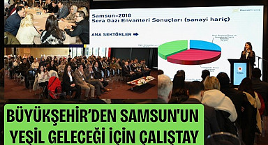 Samsun'un Yeşil Geleceği İçin 2050 Yılı İklim Nötr Hedefleri Çalıştayı Yapıldı