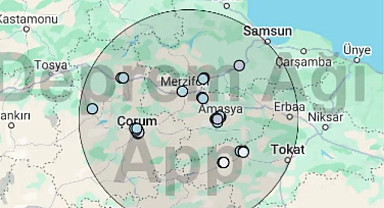 Gümüşhacıköy'de deprem Samsun'da da hissedildi!