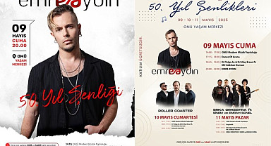 Samsun'da festival havasında 3 gün Emre Aydın konseri ile başlıyor