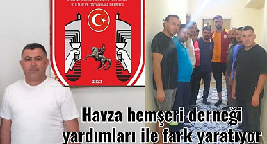 Samsun'da Havza hemşeri derneği yardımları ile fark yaratıyor