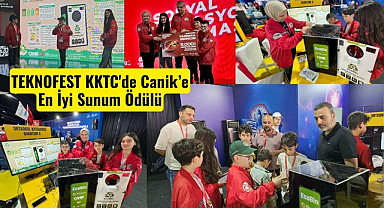 TEKNOFEST KKTC'de Canik’e En İyi Sunum Ödülü