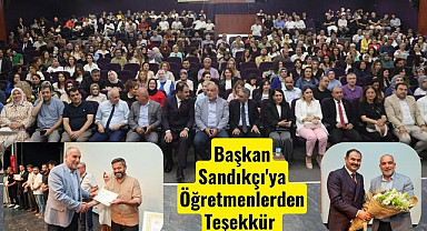 Başkan Sandıkçı'ya Öğretmenlerden Teşekkür 