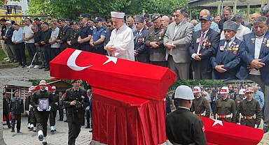 KORE GAZİSİ MUHAMMET GÜNDÜZ SON YOLCULUĞUNA UĞURLANDI
