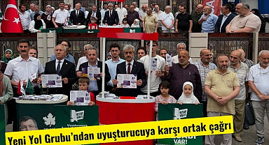 Samsun'da Yeni Yol Grubu’ndan uyuşturucuya karşı ortak çağrı
