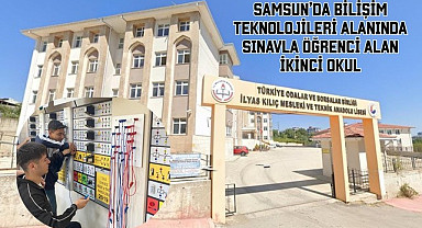 Samsun'da TOBB İlyas Kılıç MTAL bünyesinde bilişim teknolojileri alanı açıldı