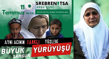 Srebrenitsa anma günü Büyük Samsun Yürüyüşü bugün yapılacak