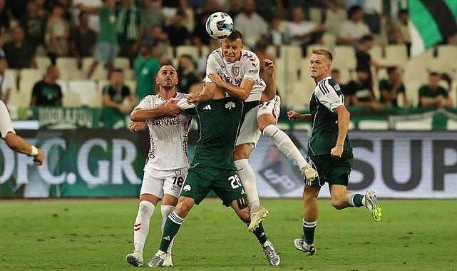 Bu maçın Samsun'da rövanşı var! Panathinaikos Samsunspor maçı fotoğrafları