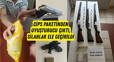 Samsun'da Cips Paketinden Uyuşturucu Çıktı!