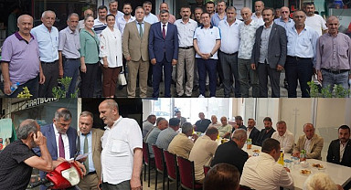 Samsun'da MHP'den ilçelerde esnaf ve muhtar ziyaretleri