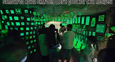 Samsun'da Havza SHM'den ODES'li çocuklar okul hediyesi