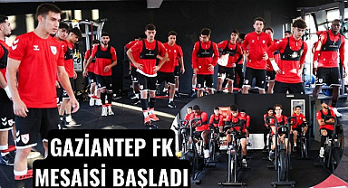 Samsunspor Gaziantep FK mesaisine başladı