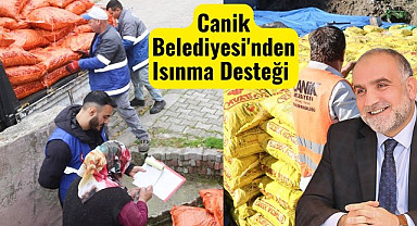 Canik Belediyesi'nden Isınma Desteği 