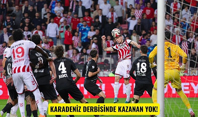 KARADENİZ DERBİSİNDE KAZANAN YOK!