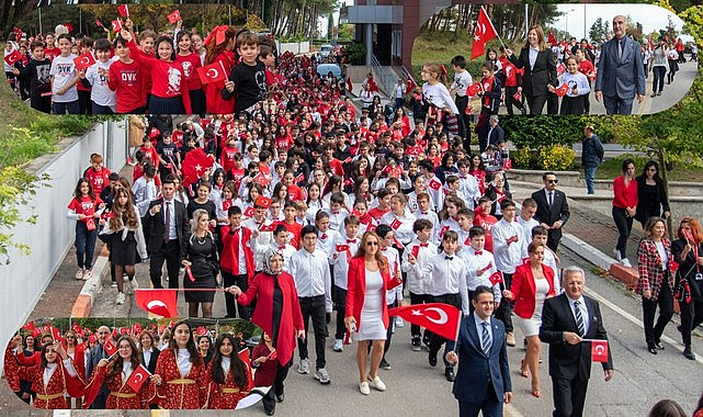 Samsun'da OMÜ Vakfı Koleji'nde Cumhuriyet Coşkusu