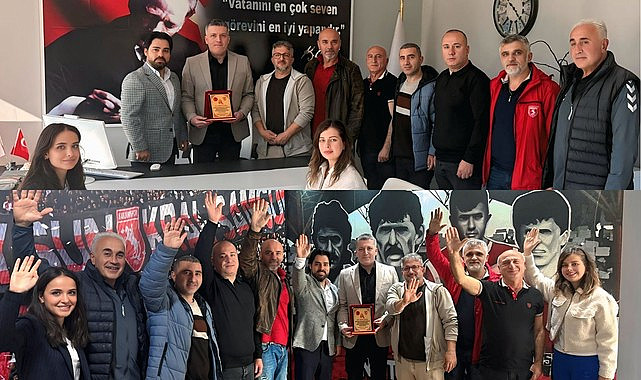 Samsun Yabancılar Pazarı'ndan Başkan Ergin Zorlu'ya ziyaret