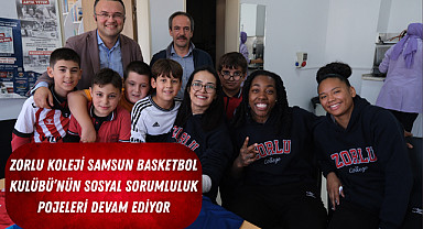 Zorlu Koleji Samsun Basketbol Kulübü’nün Sosyal Sorumluluk Pojeleri Devam Ediyor