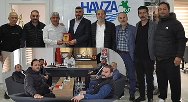 Havza Belediyespor Yönetiminden Havza TSO Başkanı Acar Ziyaret
