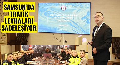 SAMSUN’DA TRAFİK LEVHALARI SADELEŞİYOR