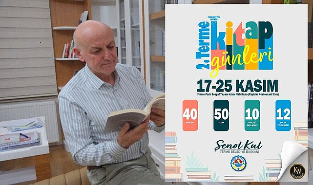 Terme'de geleneksel 2. Kitap Günleri 17 Kasım'da başlıyor