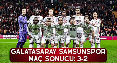Galatasaray Samsunspor maç sonucu: 3-2