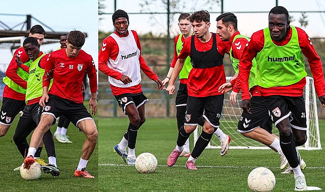 Samsun'da gençler Galatasaray maçına hazırlanıyor