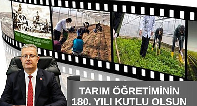 Tarım Öğretiminin 180. Yılı Kutlu Olsun
