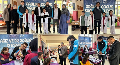 ÇARŞAMBA'DA MİNİKLERE SAĞLIKLI GELECEK DERSİ