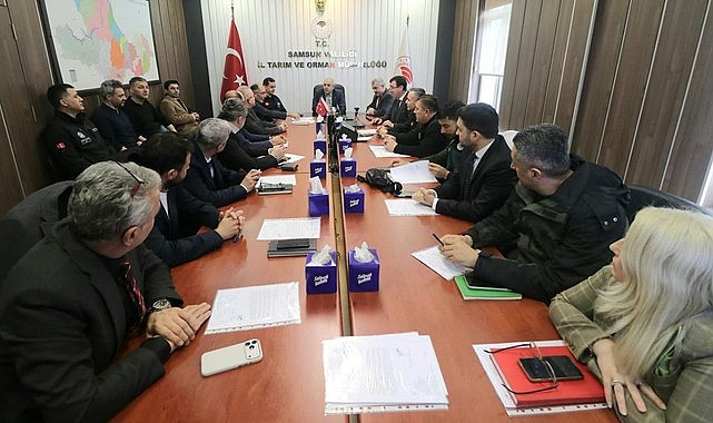 SAMSUN’DA AFET SONRASI GIDA GÜVENLİĞİ HAYVAN SAĞLIĞI VE SU TEMİNİ MASAYA YATIRILDI