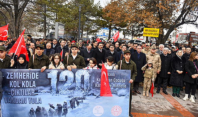 VAN’DA DONARAK ŞEHİT OLAN 120 KAHRAMAN ÇOCUK UNUTULMADI