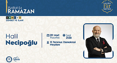Halil Necipoğlu'ndan Bafra'da ramazan sohbeti ve ilahi dinletisi