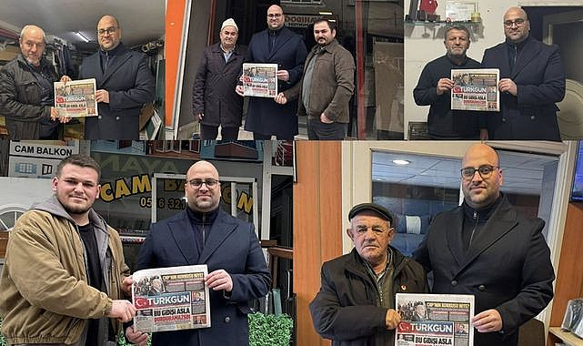 MHP Havza İlçe Başkanı Yüksel Esnafa Gazete Dağıttı