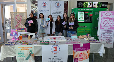 OMÜ’de Kadın Kanser Taramalarına Yönelik Farkındalık etkinliği düzenlendi