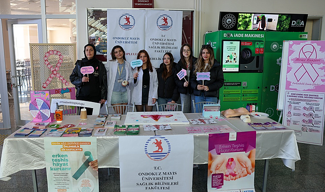 OMÜ’de Kadın Kanser Taramalarına Yönelik Farkındalık etkinliği düzenlendi