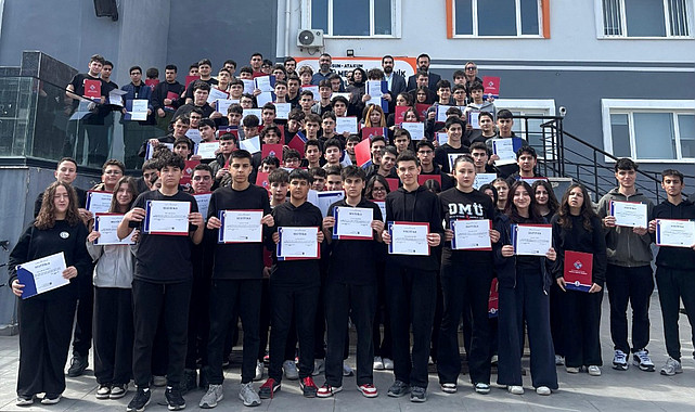 OMÜSEM LİSE ÖĞRENCİLERİNE EĞİTİM VERDİ: 116 ÖĞRENCİ SERTİFİKASINI ALDI