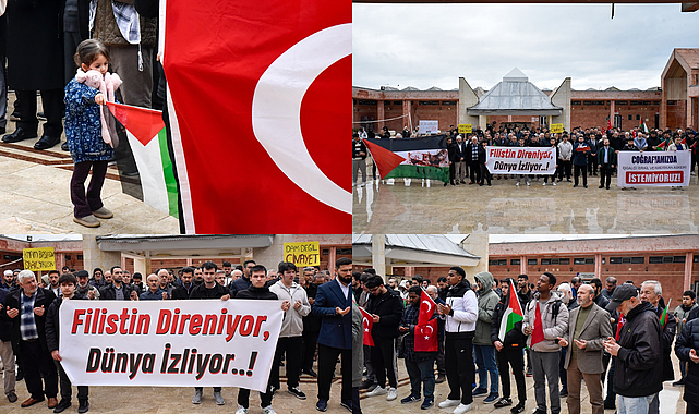 OMÜ’DE FİLİSTİN’E DESTEK PROGRAMI DÜZENLENDİ