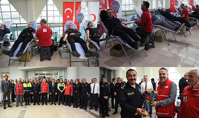 SAMSUN’DA POLİS HAFTASI: 181’İNCİ YILA 181 ÜNİTE KAN BAĞIŞI
